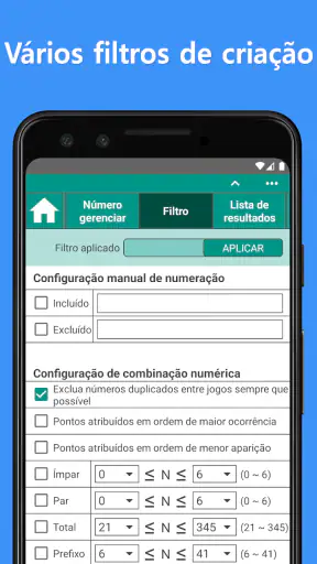 MEGA-SENA (Gerador de números) screenshot 12