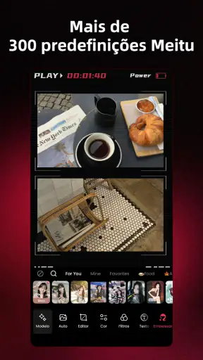 Meitu Editor de Foto e Vídeo screenshot 8