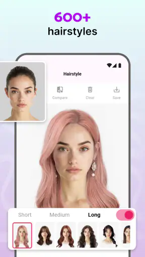 Modiface Haircut：Hair Makeover screenshot 10