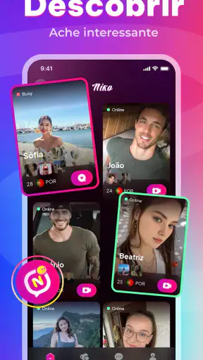 Niko - Video Chat e Diversão screenshot 2