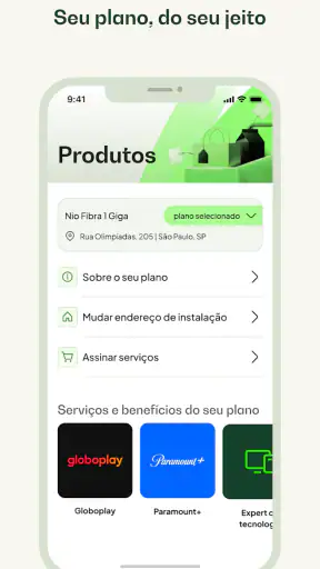 Nio: internet fibra screenshot 5