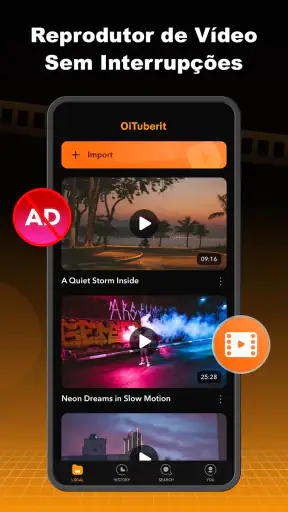 OiTuberit: Reprodutor HD screenshot 11