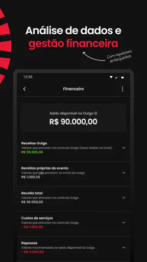 Outgo: Crie e viva eventos screenshot 5