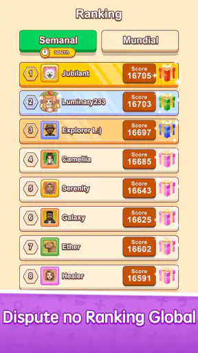 Paciência de Palavras screenshot 10