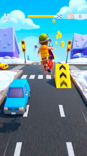 Paper Boy Race — Jogo da moto screenshot 10