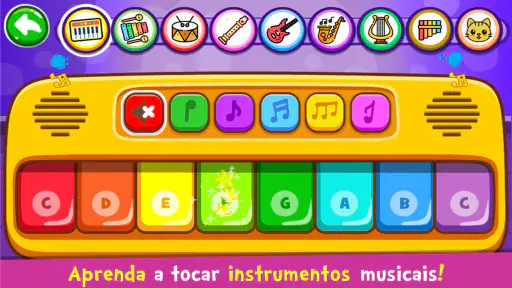 Piano Crianças Música Canções screenshot 1