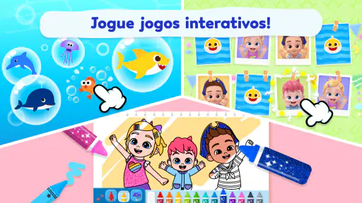 Pinkfong Bebê Tubarão: Jogos screenshot 12