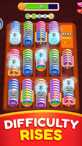 Pocket Sort: Jogo da Moeda screenshot 12