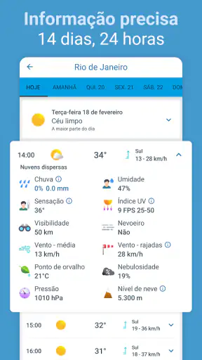 Previsão do Tempo - Meteored screenshot 6
