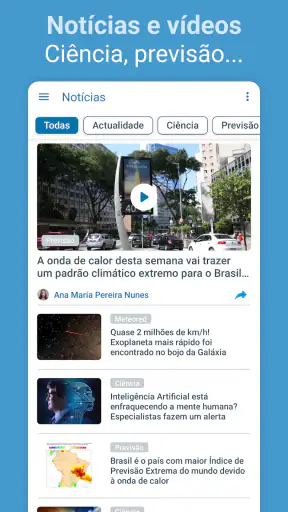 Previsão do Tempo - Meteored screenshot 8