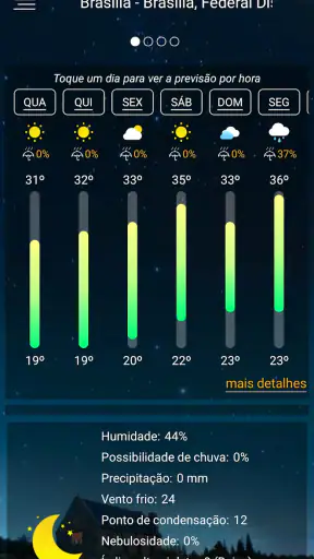 Previsão meteorológica screenshot 10