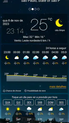 Previsão meteorológica screenshot 11