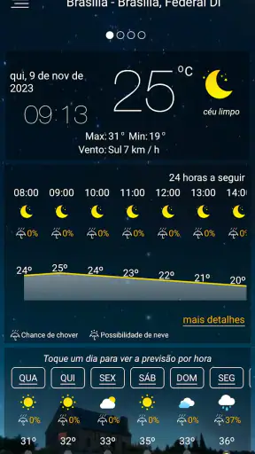 Previsão meteorológica screenshot 9