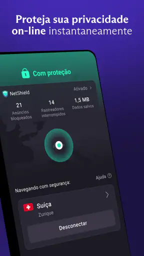 Proton VPN: Rápida e segura screenshot 2