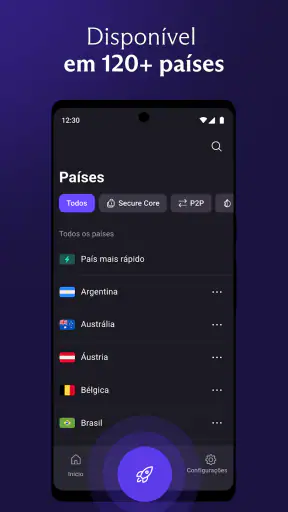Proton VPN: Rápida e segura screenshot 3