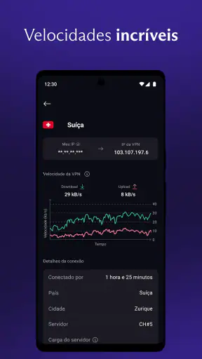 Proton VPN: Rápida e segura screenshot 5