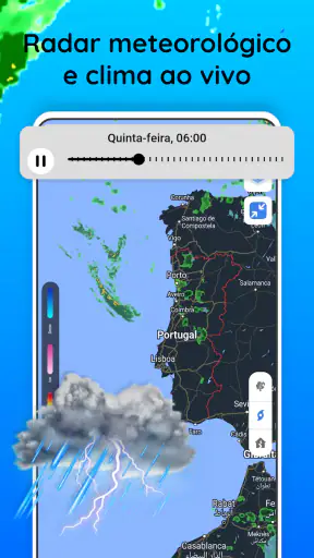 Radar meteorológico ao vivo screenshot 1