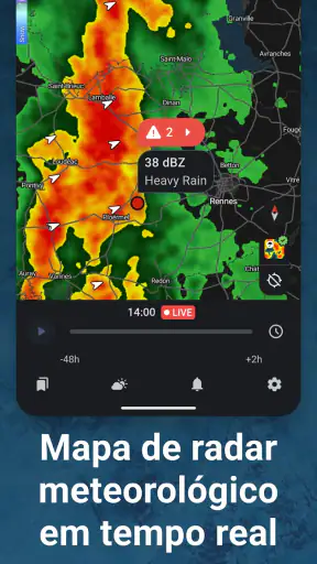 RainViewer: Vai Chover Hoje screenshot 1
