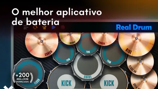 Real Drum: bateria eletrônica screenshot 7