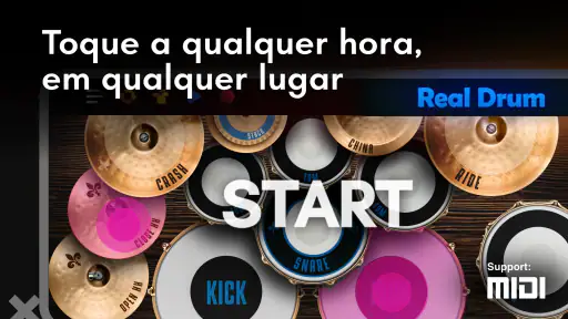 Real Drum: bateria eletrônica screenshot 8