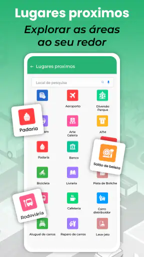Rota Mapa Navegação caminho screenshot 11