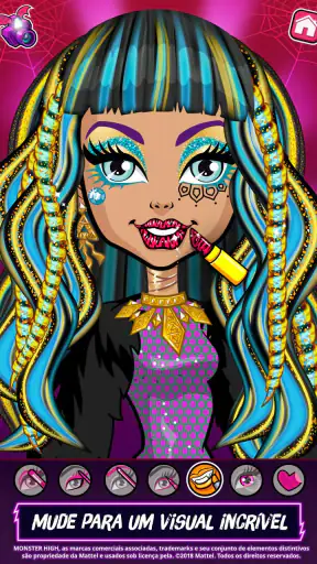 Salão de Beleza Monster High™ screenshot 6
