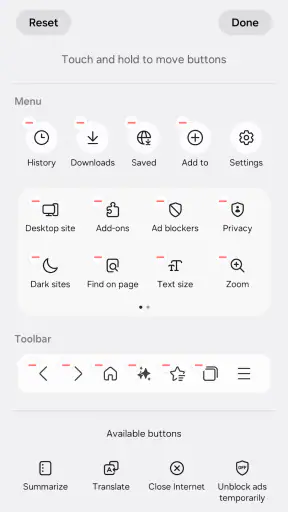 Samsung Browser screenshot 5