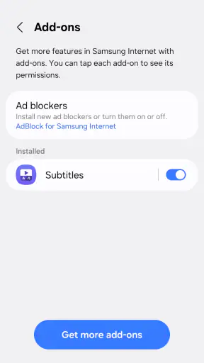 Samsung Browser screenshot 6