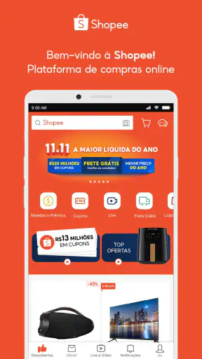 Shopee: 10.10 Lojas Oficiais screenshot 1