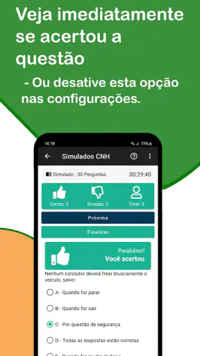 Simulado Prova CNH screenshot 2