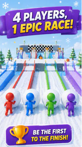 Snow Race screenshot 2