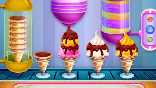 sorvete cone Bolinho cozimento screenshot 9