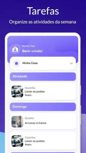 Roomy: Tarefas de Casa Limpeza screenshot 2