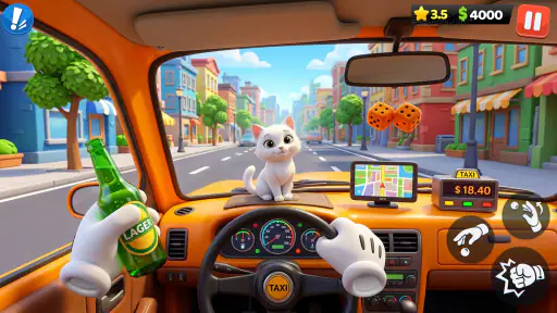 Táxi Louco: Jogo de Direção screenshot 5