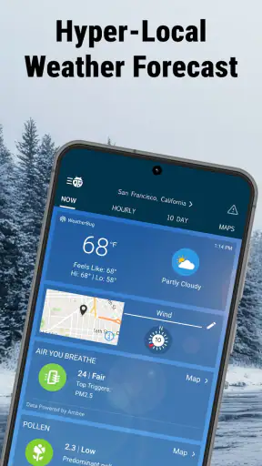 Tempo de WeatherBug screenshot 2