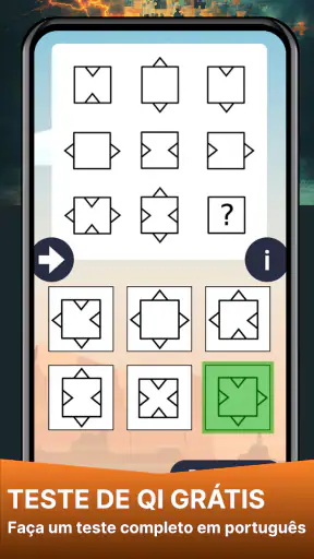 Teste de QI: Raciocínio Lógico screenshot 1