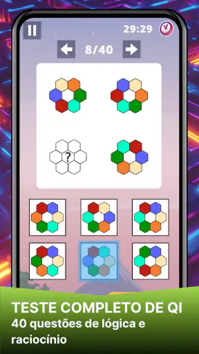 Teste de QI: Raciocínio Lógico screenshot 4