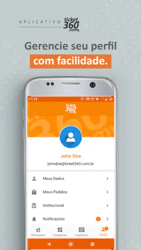 Ticket360 Ingressos e Eventos screenshot 2