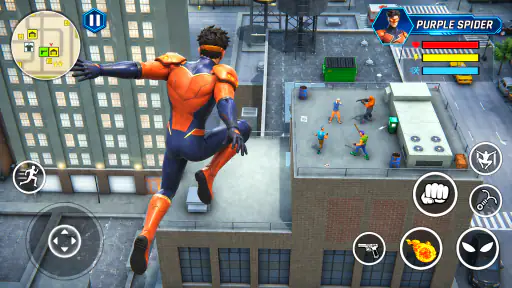 Titan Rope Hero: Vice City screenshot 11