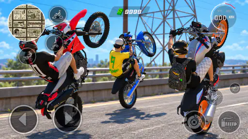 Traffic Bike: Moto Stunt 3D screenshot 8