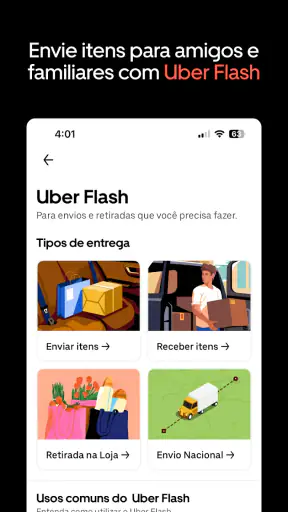 Uber: Táxi, Uber Moto e mais screenshot 10