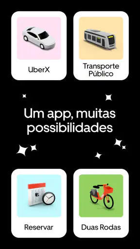Uber: Táxi, Uber Moto e mais screenshot 6
