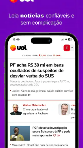 UOL: Notícias de política e + screenshot 1