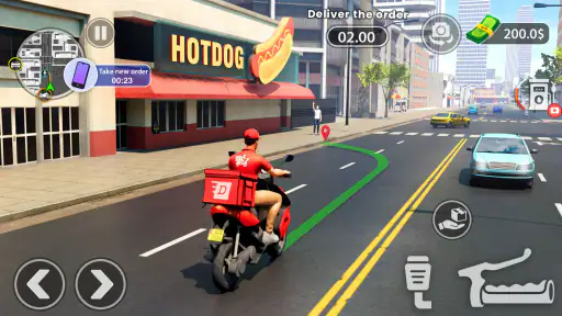 Urban Food Delivery Game screenshot 11