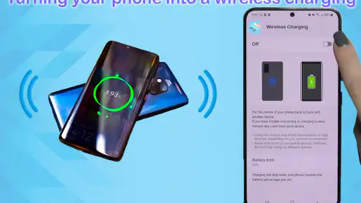 Wireless charge Phone to Phone screenshot 5