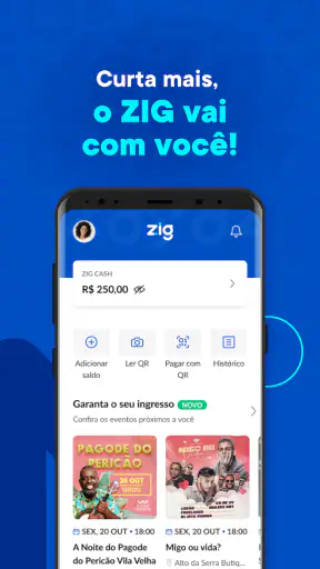 Zig: Ingressos e consumo fácil screenshot 1